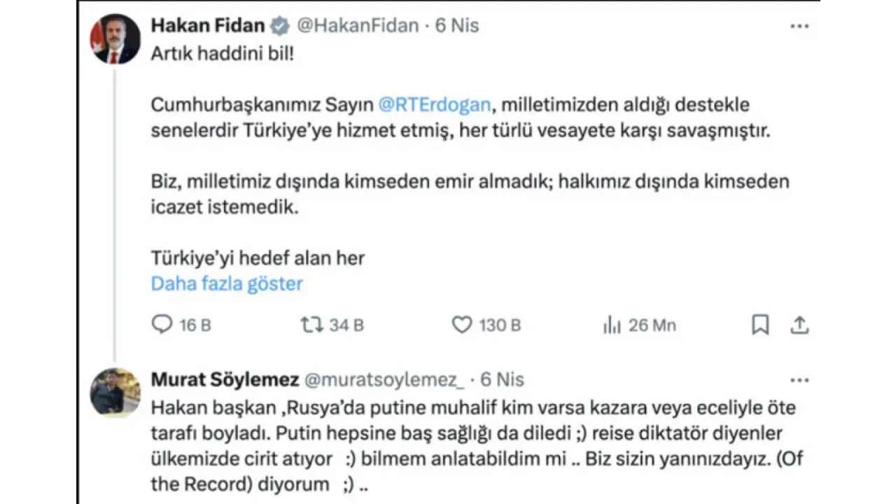 TRT Muhabiri Murat Söylemez Hakan Fidana mesaj çekti