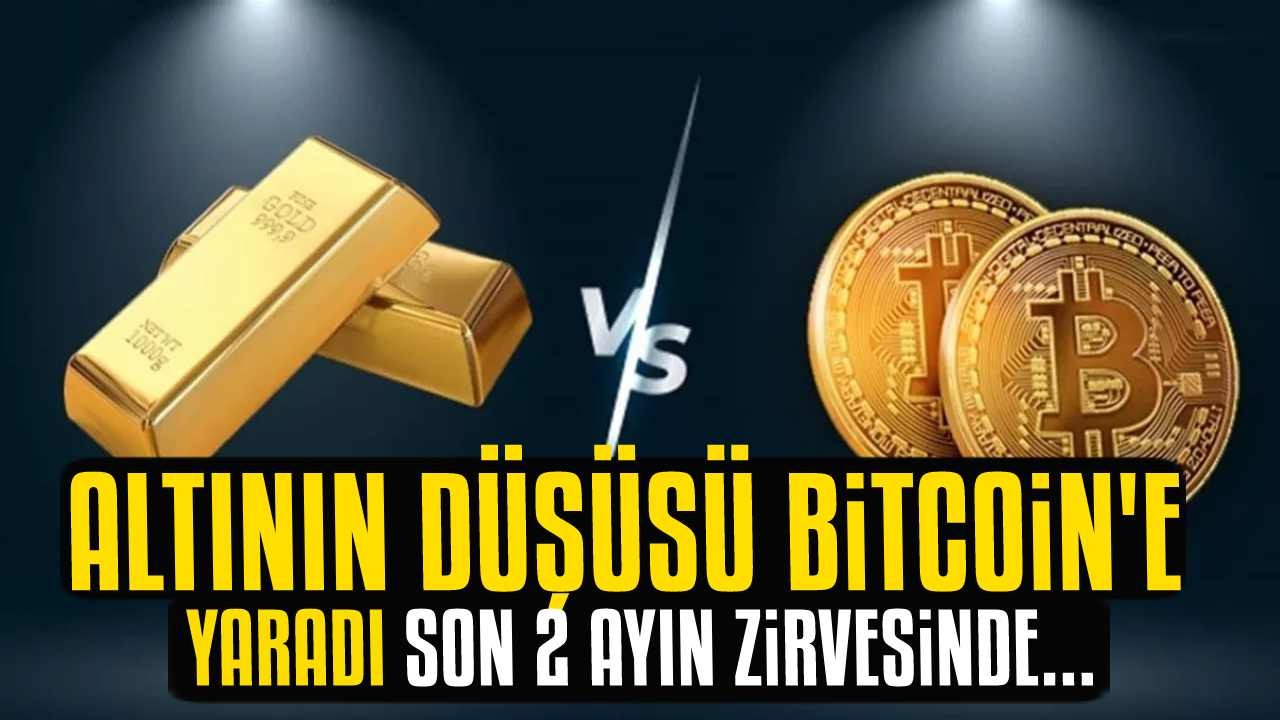 Bitcoin 2 Ayın Zirvesinde: Altının Düşüşü Kripto Paralara Yaradı!