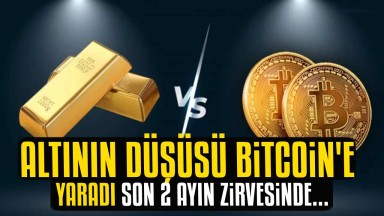 Bitcoin 2 Ayın Zirvesinde: Altının Düşüşü Kripto Paralara Yaradı!