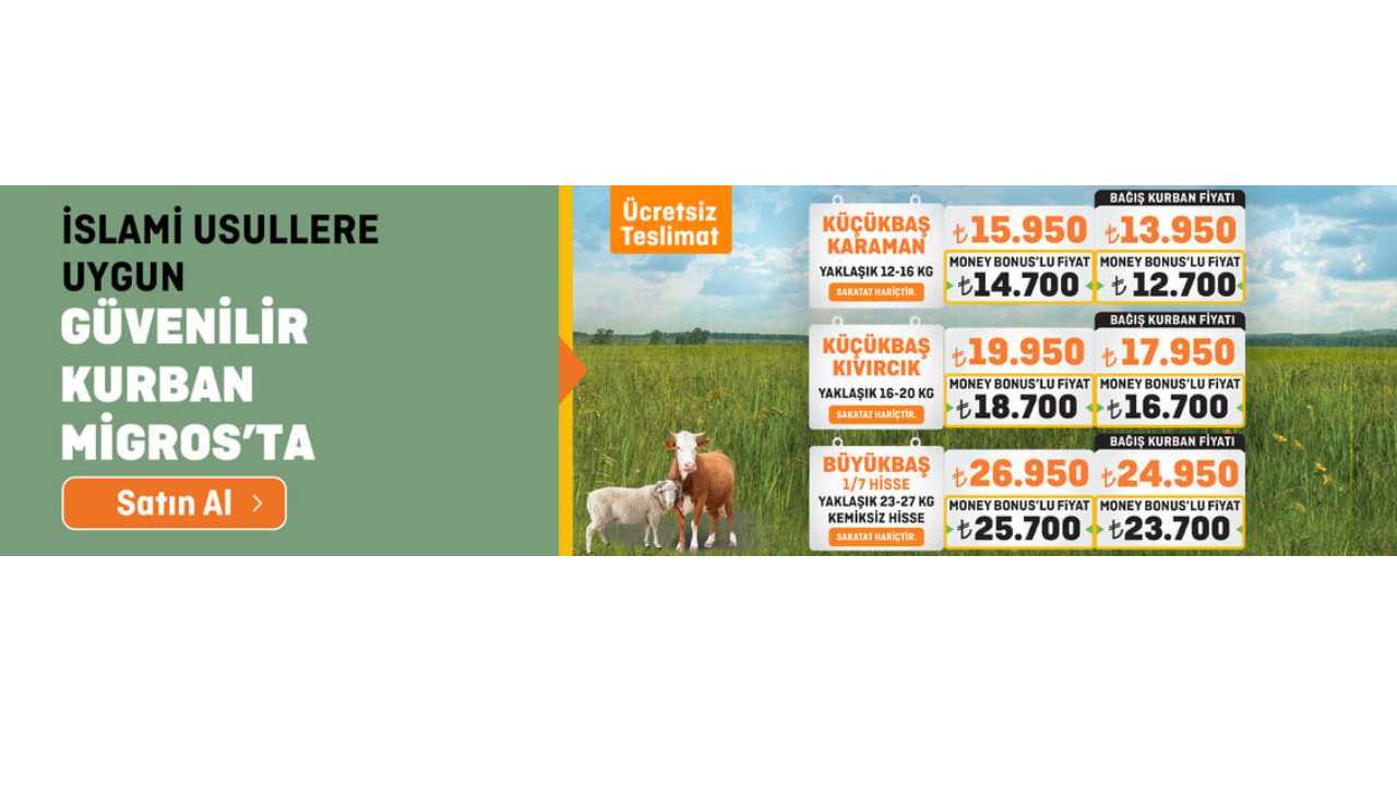 Migros, 2025 Kurban Bayramı için fiyat listesini