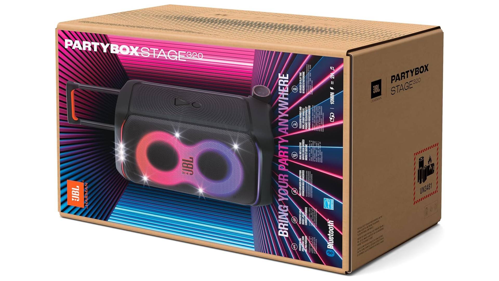 JBL PartyBox Stage 320 Müzik Sistemi